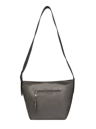 CARTERA BANDOLERA LIVIANA CASUAL ZAPPA - ZAM024X | GRIS OSCURO - 3