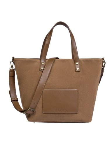 CARTERA BANDOLERA EFECTO GAMUZA ZAPPA - ZAM020X | MARRON CLARO - 1