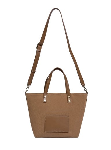 CARTERA BANDOLERA EFECTO GAMUZA ZAPPA - ZAM020X | MARRON CLARO - 2