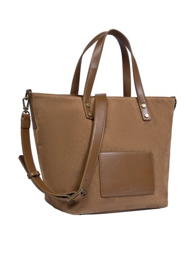 CARTERA BANDOLERA EFECTO GAMUZA ZAPPA - ZAM020X | MARRON CLARO - 4