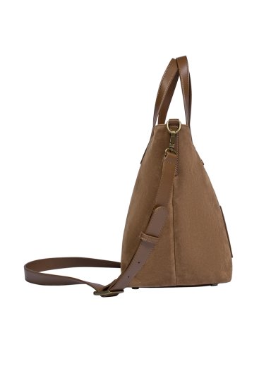 CARTERA BANDOLERA EFECTO GAMUZA ZAPPA - ZAM020X | MARRON CLARO - 5