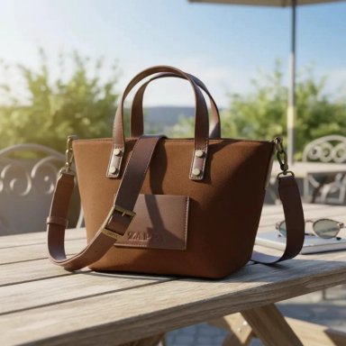 CARTERA BANDOLERA EFECTO GAMUZA ZAPPA - ZAM019X | MARRON OSCURO - 6