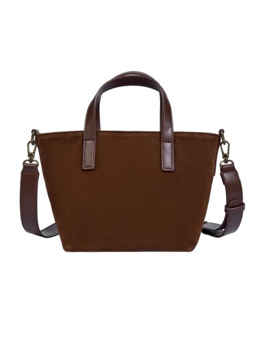 CARTERA BANDOLERA EFECTO GAMUZA ZAPPA - ZAM019X | MARRON OSCURO - 8