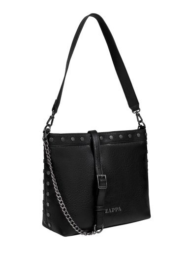CARTERA TOTE DETALLE TACHAS ZAPPA - ZAM026X | NEGRO - 4