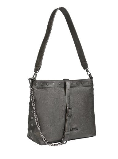 CARTERA TOTE DETALLE TACHAS ZAPPA - ZAM026X | NEGRO - 9