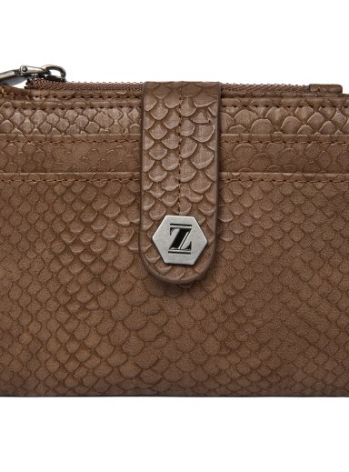 BILLETERA MUJER ESTRUCTURADA ZAPPA - ZAM049X | MARRON - 8