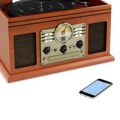 TORNAMESA VICTROLA VINTAGE 6 EN 1 - 3