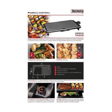 PARRILLA ELECTRICA THOMAS TH-205 - 3