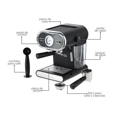 CAFETERA 2 EN 1 URSUS TROTTER UT-KAFFEE20BAR 1050W - 6