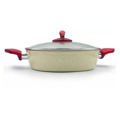OLLA ARROCERA MARMOLEADA CON ASAS 26CM ARTE ANDINO - 1