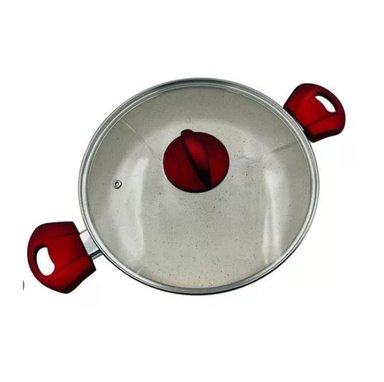 OLLA CACEROLA ANTIADHERENTE MARMOLEADA 28CM - 3