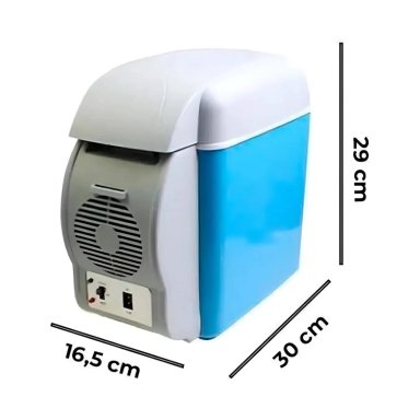 MINI COOLER 12V COOLER NEVERA COOLER ELECTRICO PORTATIL 7.5L - 3