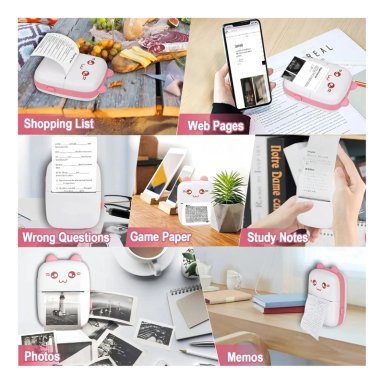 MINI IMPRESORA PORTATIL GATITA BLUETOOTH 200DPI - 2