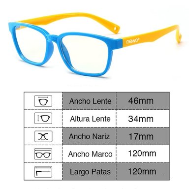 LENTES NEWO FILTRO LUZ AZUL PANTALLAS NIÑOS - 4