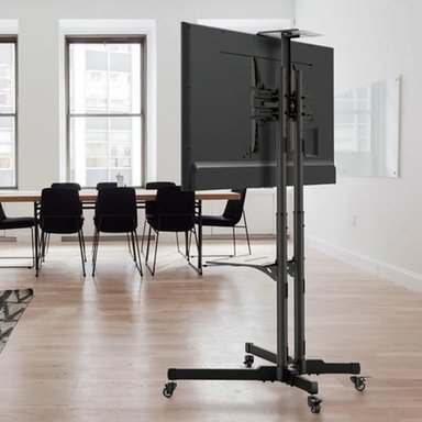 SOPORTE TV CON RUEDAS BASE PEDESTAL MÓVIL NEWO - 2