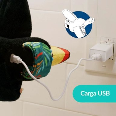 PELUCHE REPITE CANTA ALETEA HAPPY YAPPERS CACATUA - 3