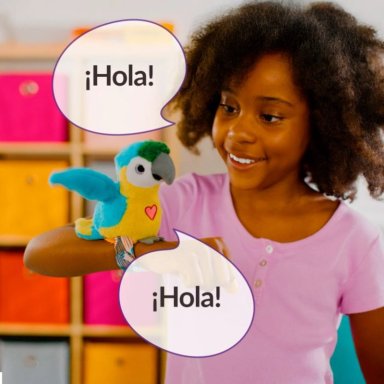PELUCHE REPITE CANTA ALETEA HAPPY YAPPERS CACATUA - 5