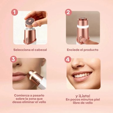 DEPILADORA DE VELLO FACIAL 2 EN 1 SPOTLESS - 6