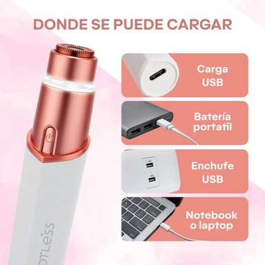 DEPILADORA DE VELLO FACIAL 2 EN 1 SPOTLESS - 8