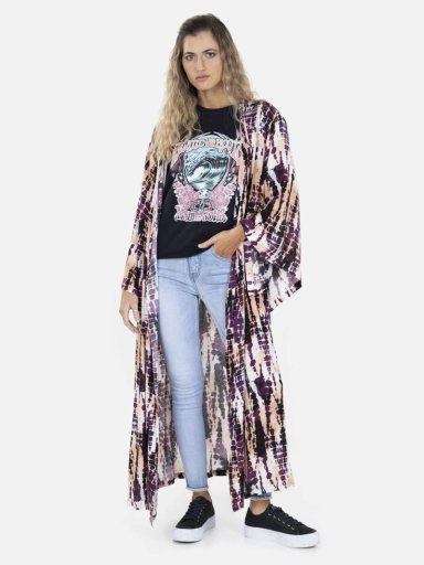 BLUSA WATERFALL KIMONO MUJER MULTICOLOR MAUI AND SONS - 4