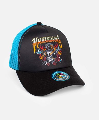 JOCKEY MAUI & SONS 5AJ1863-KV NEGRO SKULL & SNAKE TRUCKER NIÑO MAUI AND SONS - 1