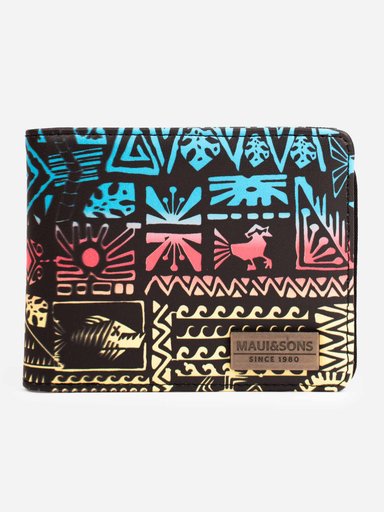BILLETERA ALOHA MULTICOLOR HOMBRE MAUI AND SONS - 1