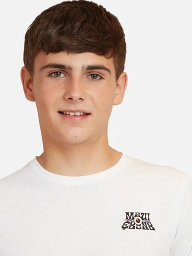 POLERA MANGA LARGA ALGODÓN UNISEX MAUI & SONS 5P1055-MI TUKA BLANCO INFANTIL - 3