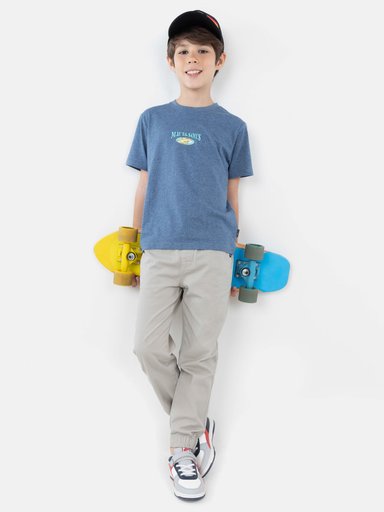 POLERA MANGA CORTA NIÑO MAUI & SONS 5P834-KV25 MC CALIFORNIA YOL AZUL - 3