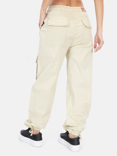 PANTALON ALGODÓN REGULAR FIT MUJER MAUI & SONS BEIGE 5N1045-WV25 PATRY - 4