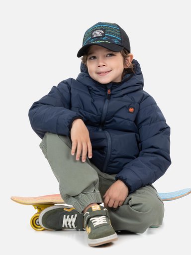 PARKA ALASKA INFANTIL AZUL MAUI AND SONS - 4