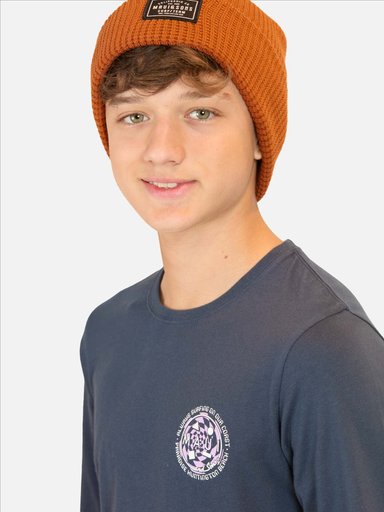 POLERA ML LAVA SHORE AZUL INFANTIL MAUI AND SONS - 3