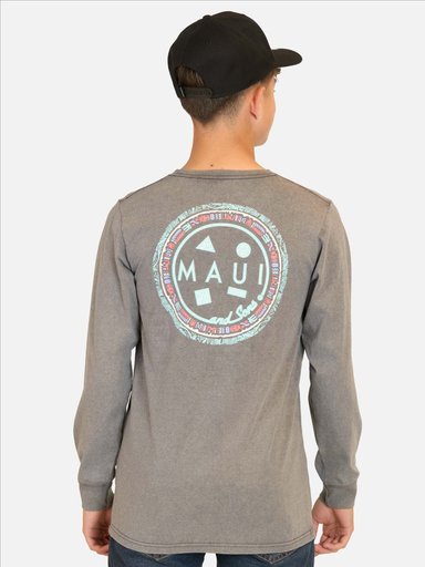 POLERA ML MOAI GRIS INFANTIL MAUI AND SONS - 2