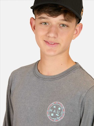 POLERA ML MOAI GRIS INFANTIL MAUI AND SONS - 3