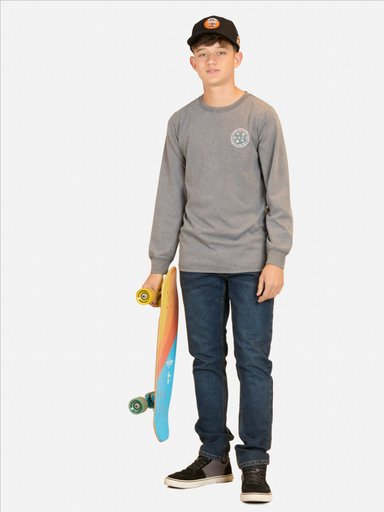 POLERA ML MOAI GRIS INFANTIL MAUI AND SONS - 4