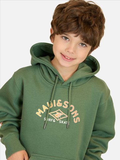 POLERON CANGURO GEMA VERDE INFANTIL MAUI AND SONS - 3