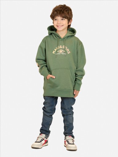 POLERON CANGURO GEMA VERDE INFANTIL MAUI AND SONS - 4