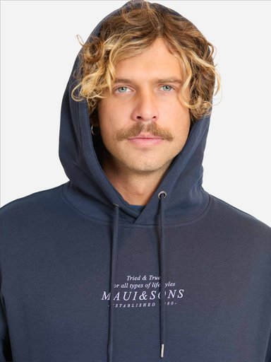 POLERON CANGURO TROPIKAI AZUL HOMBRE MAUI AND SONS - 3