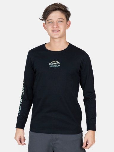 POLERA ML CLEARSUN EN COLOR NEGRO INFANTIL MAUI AND SONS - 1