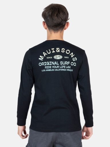POLERA ML CLEARSUN EN COLOR NEGRO INFANTIL MAUI AND SONS - 2