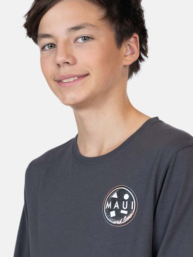 POLERA ML RAYFIT GRIS INFANTIL MAUI AND SONS - 3