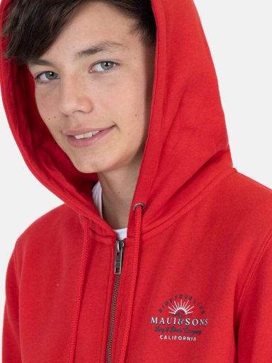 POLERON FZ  KALIRA EN COLOR ROJO INFANTIL MAUI AND SONS - 3