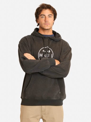 POLERON CANGURO ZENKORA EN COLOR NEGRO HOMBRE MAUI AND SONS - 1
