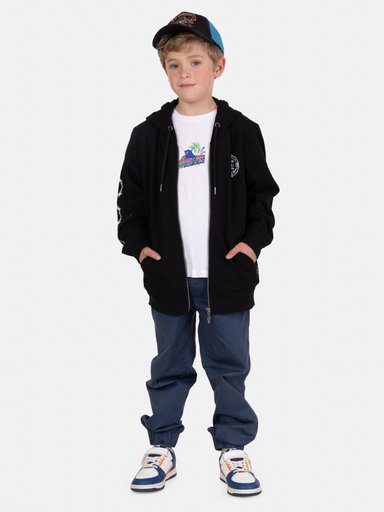 POLERON FZ KOHANA NEGRO INFANTIL MAUI AND SONS - 4