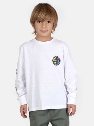 POLERA ML KAILO BLANCO INFANTIL MAUI AND SONS - 1