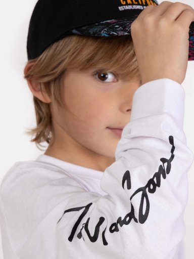 POLERA ML KAILO BLANCO INFANTIL MAUI AND SONS - 3