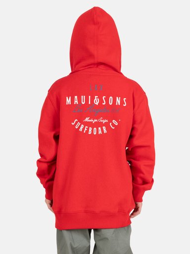 POLERON CANGURO TIKI ROJO INFANTIL MAUI AND SONS - 2