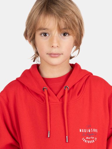 POLERON CANGURO TIKI ROJO INFANTIL MAUI AND SONS - 3