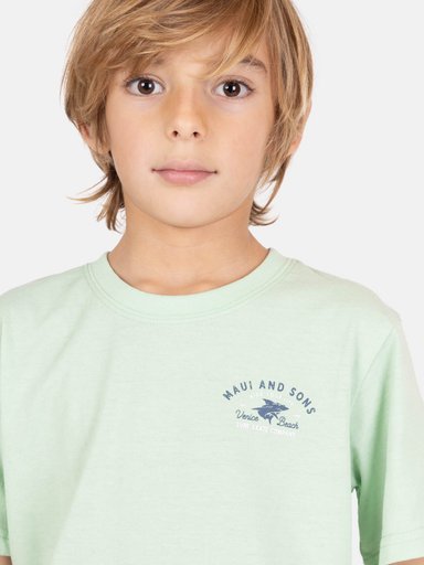 POLERA MC BAYFUEL VERDE INFANTIL MAUI AND SONS - 3