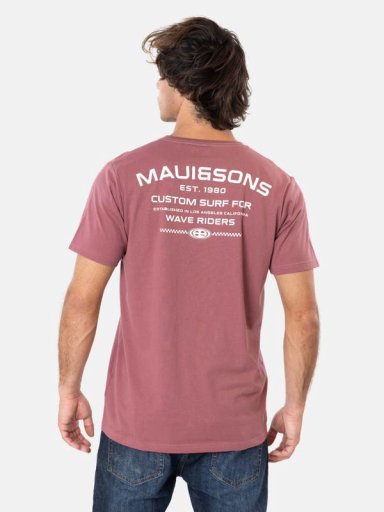 PACK POLERA CINTURON STARDUST ROJO HOMBRE MAUI AND SONS - 2