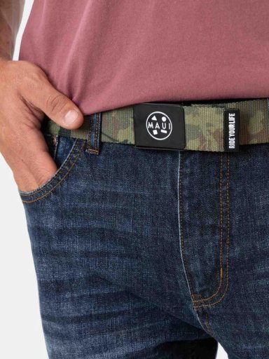 PACK POLERA CINTURON STARDUST ROJO HOMBRE MAUI AND SONS - 3